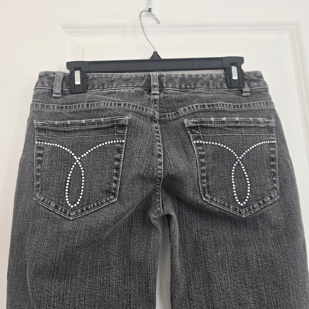 Calvin Klein Black Women's Jeans Sequin Back Size 7 - Picture 3 of 5